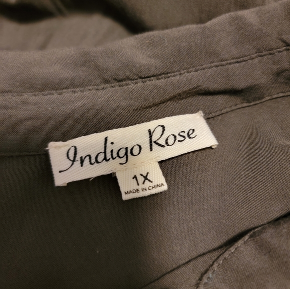 Indigo Rose midi dress - Picture 3 of 4